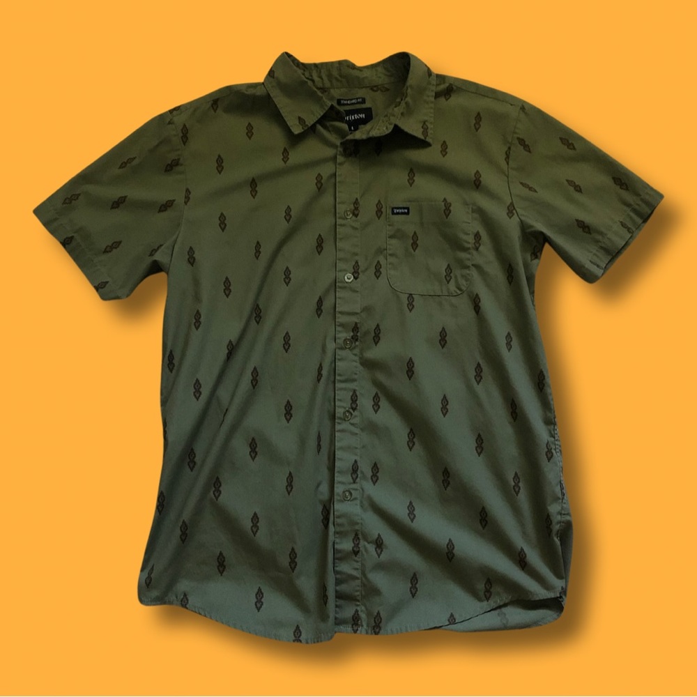 Brixton Standard Short Sleeve Button Up size L